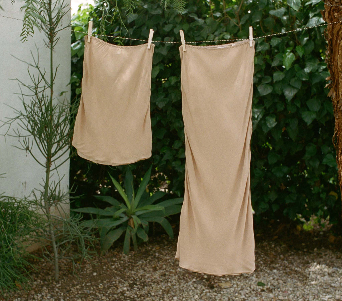 Long Skirt Slip in Sand Dollar - view 10