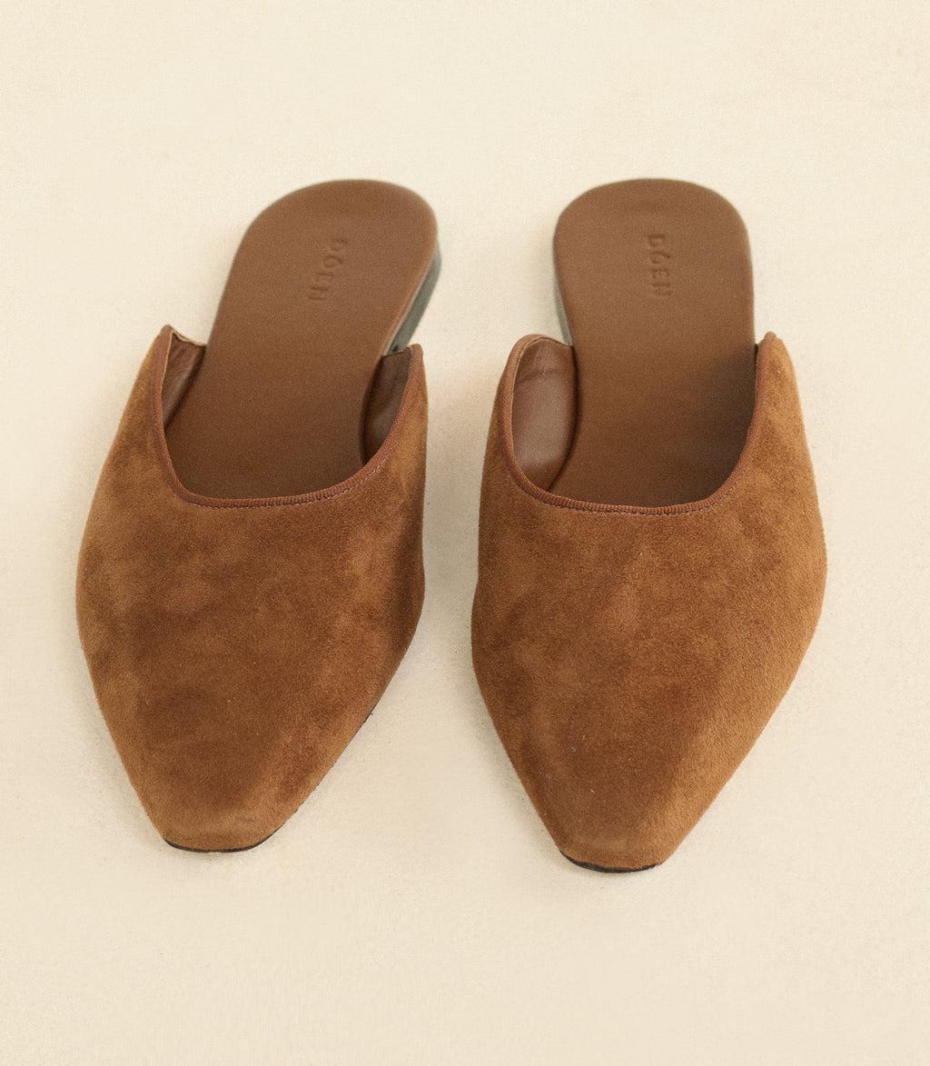 Adair Slide in Tortoise Suede - view 5