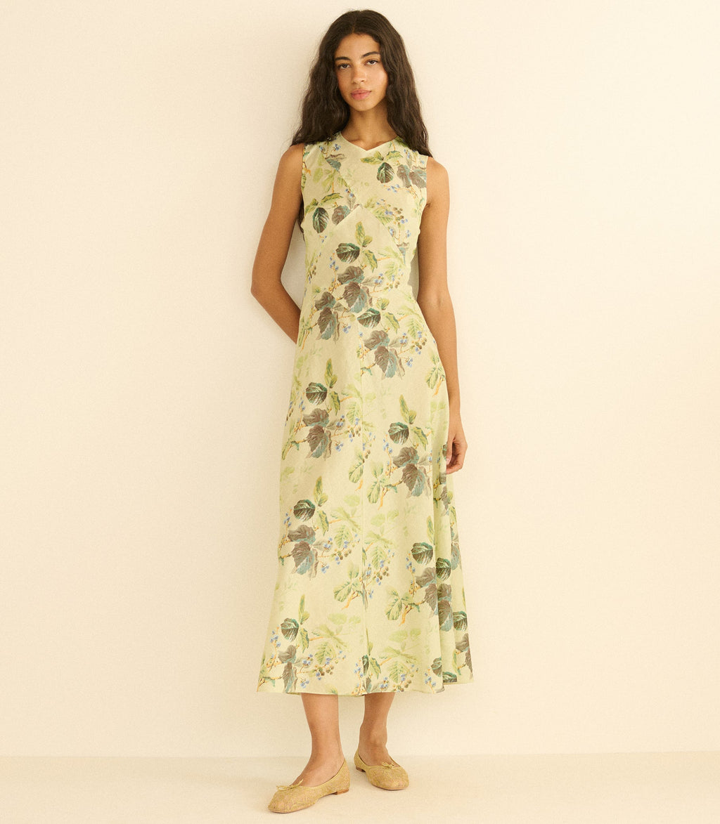 Adelana Dress in Floraison de Mûres - view 4