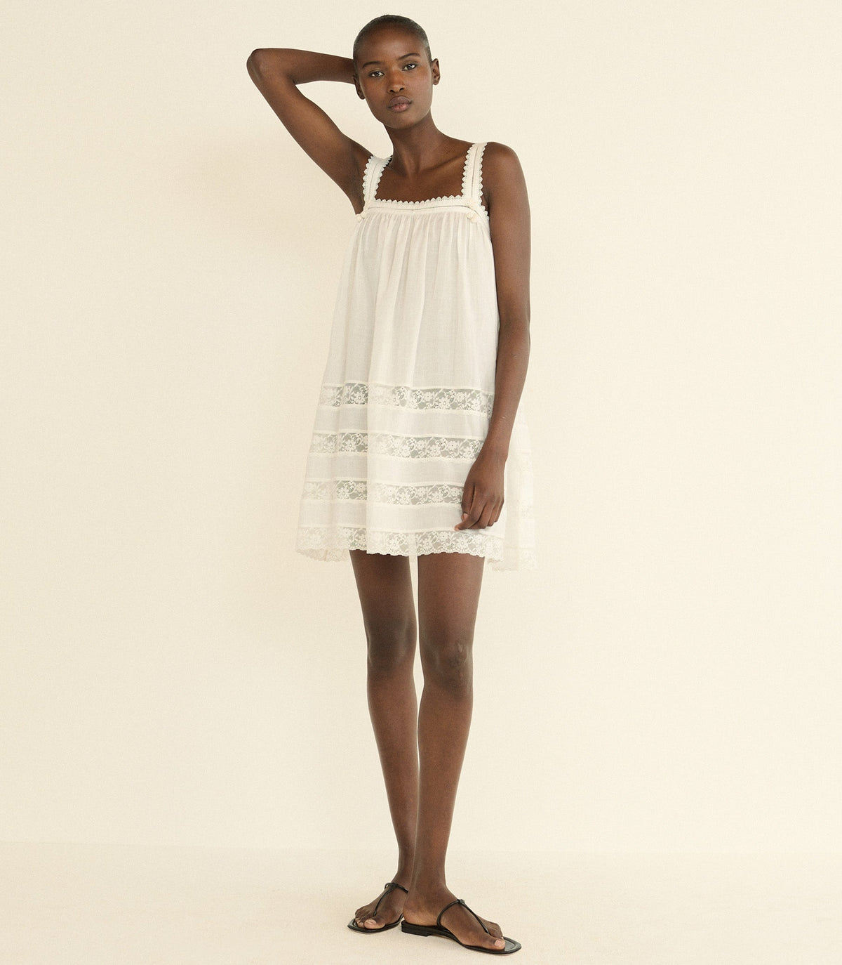 Aloise Dress in Salt - view 2