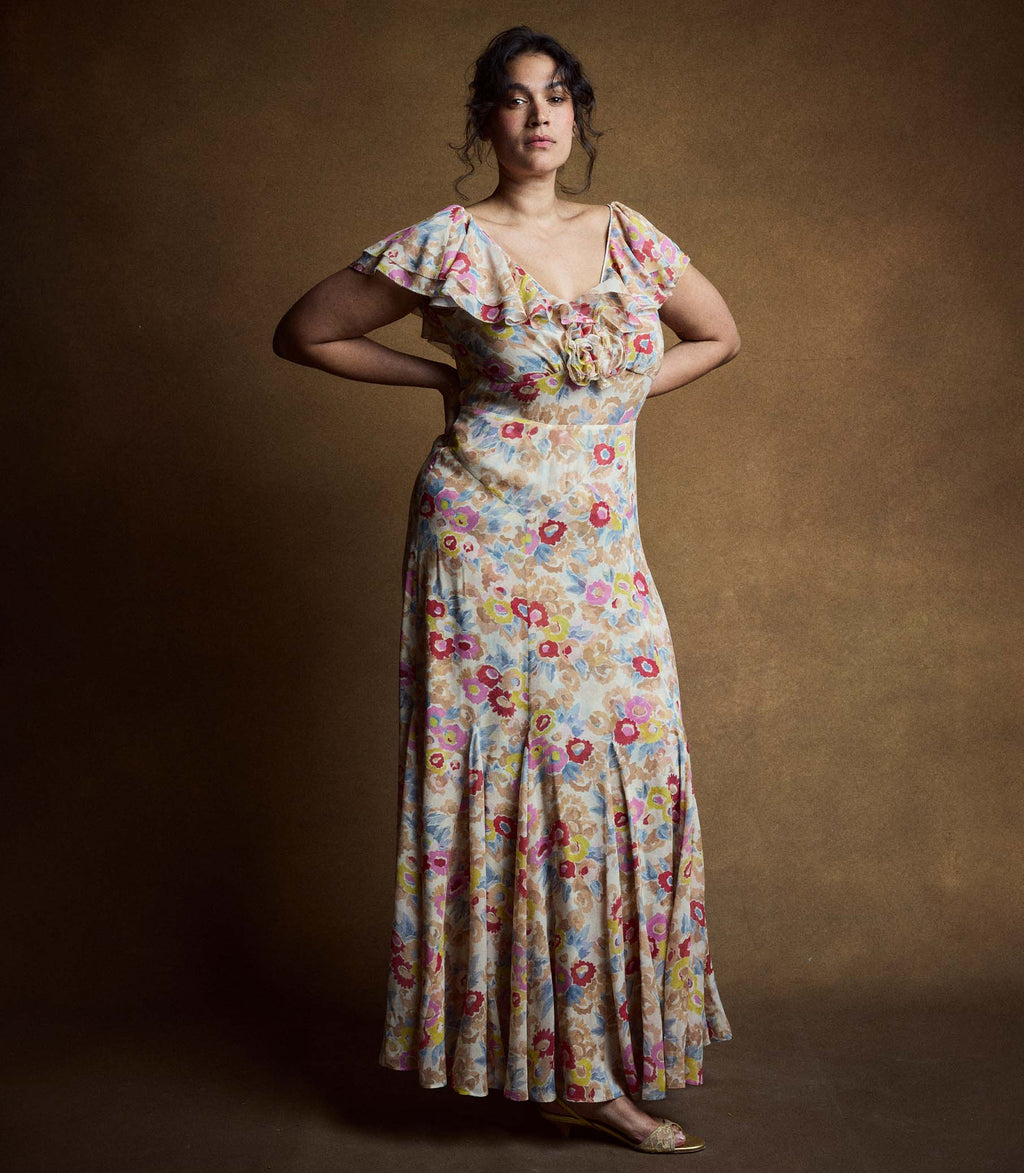 Amérelle Dress in Jardin de Camelias - view 5