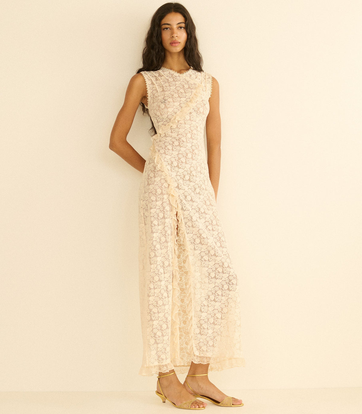 Anabelia Dress in Soft Camellia - view 3