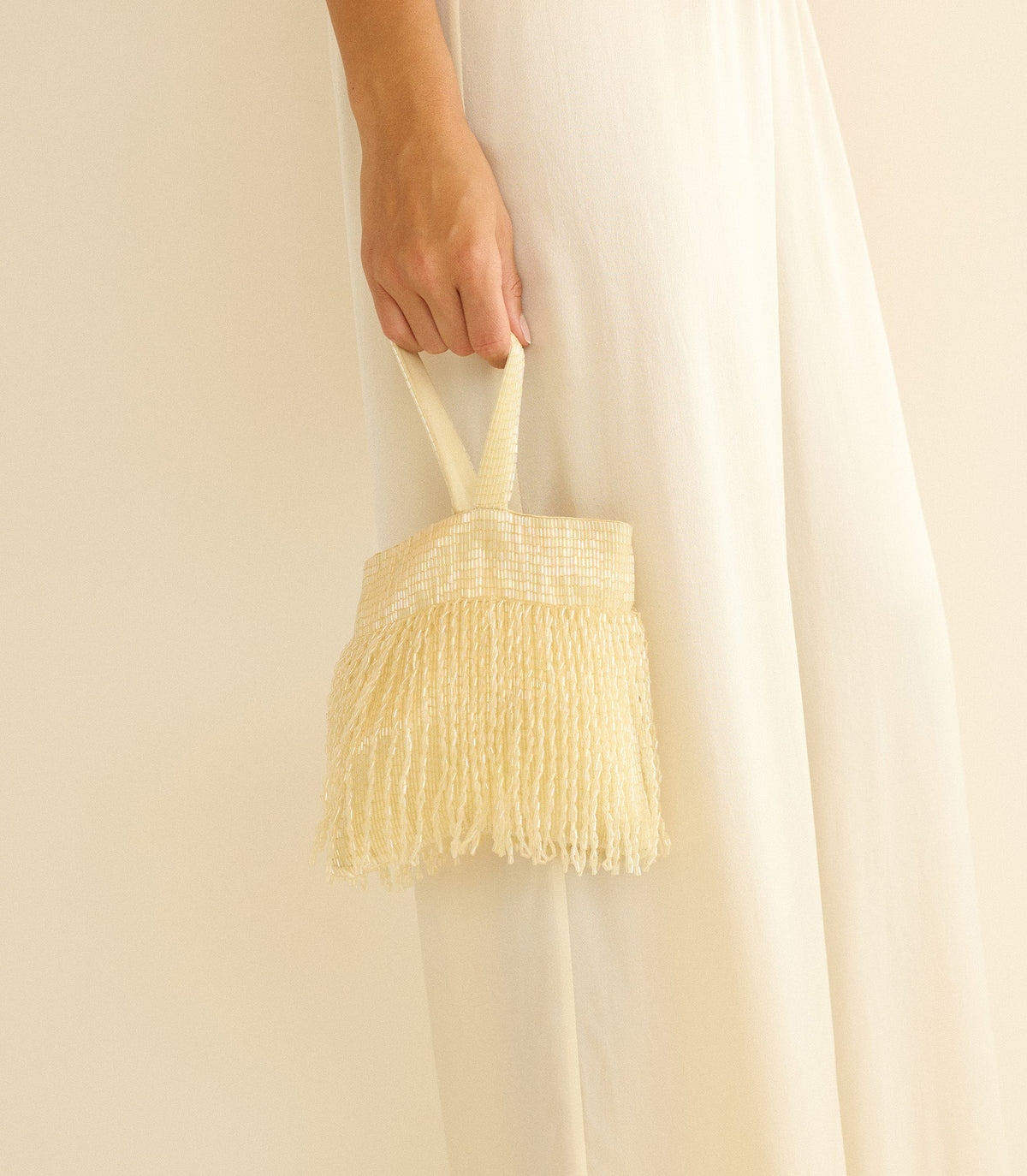 Balfour Beaded Bag in Champagne - view 2
