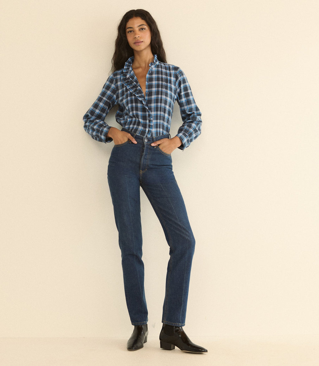 Barrett Top in Valmont Plaid - view 3