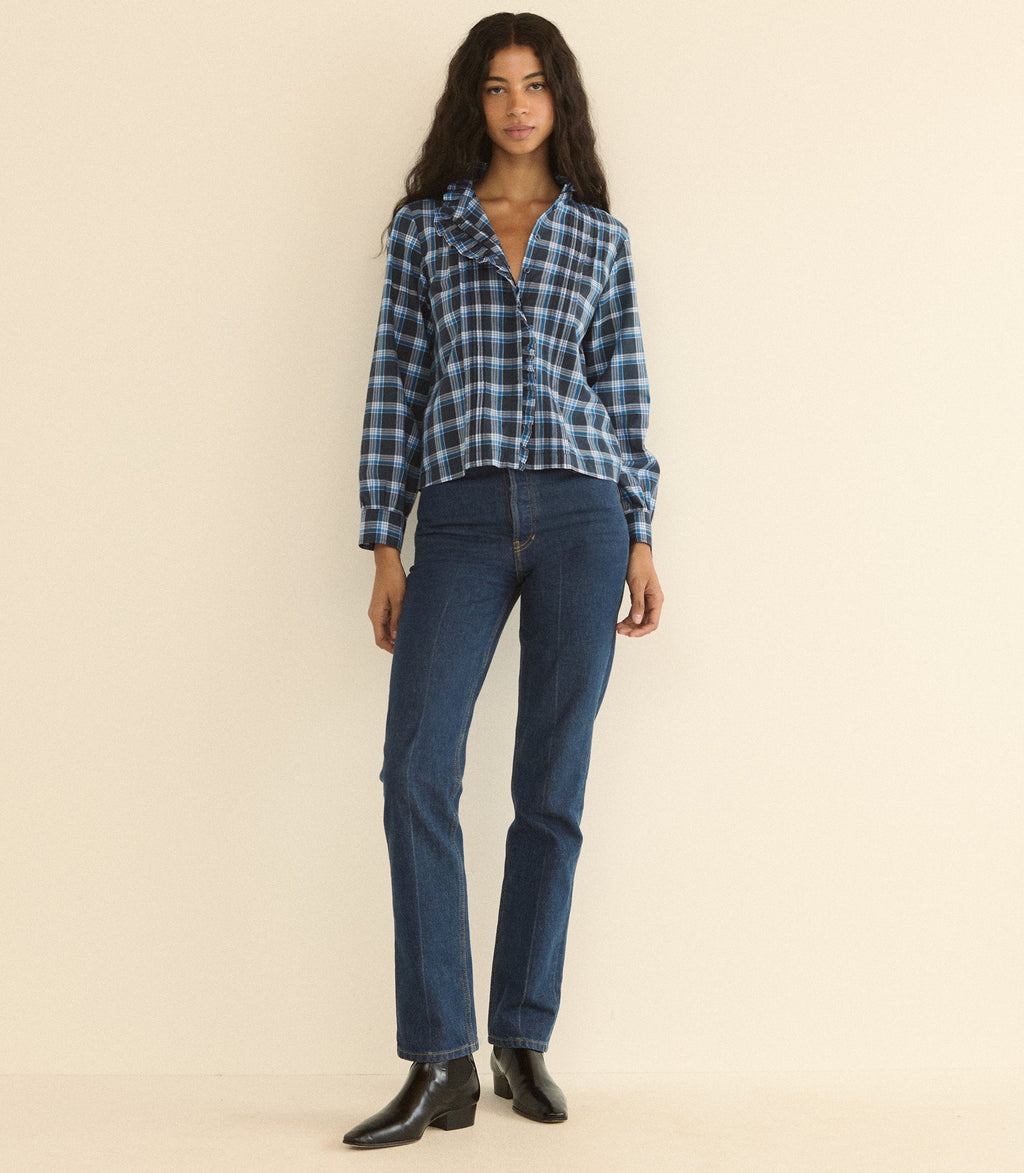 Barrett Top in Valmont Plaid - view 5