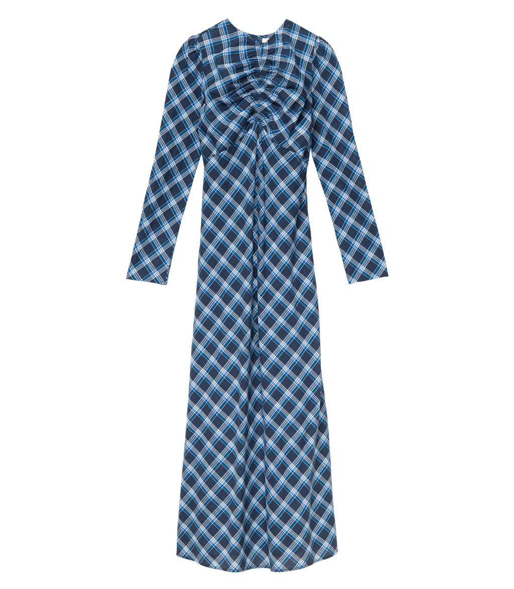 Begonia Dress in Valmont Plaid - view 6