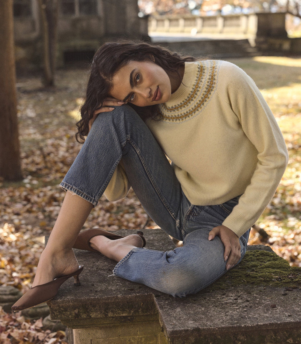 Boniface Sweater in Gateau Annecy Fair Isle - view 2
