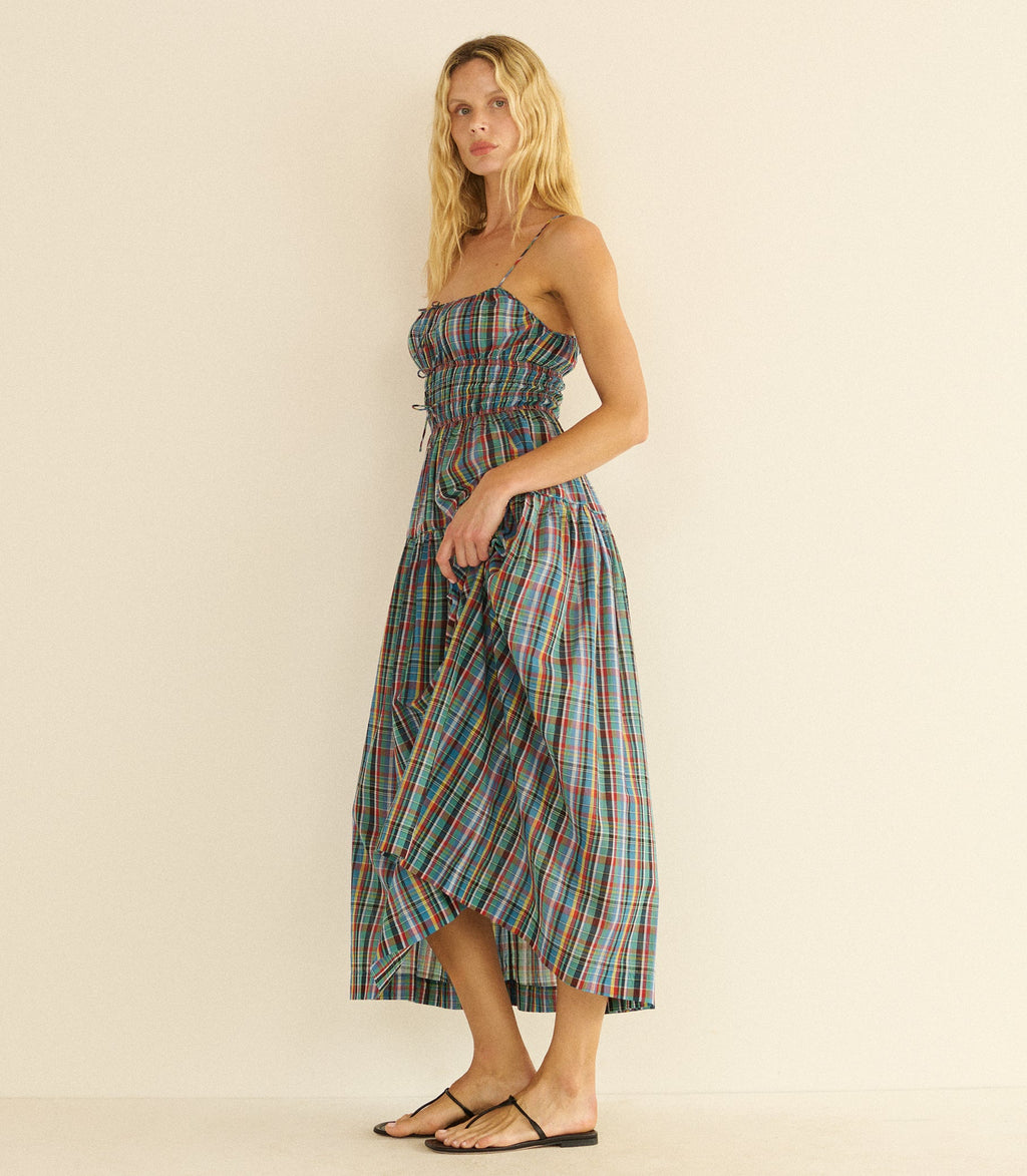 Brielle Dress in Alderbrook Plaid - view 3