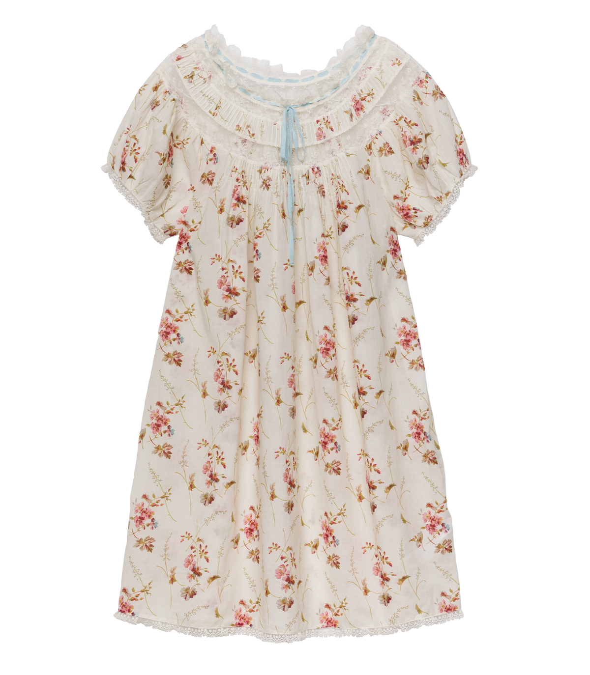Daphne Dress in Blanc Prairie Rose - view 4
