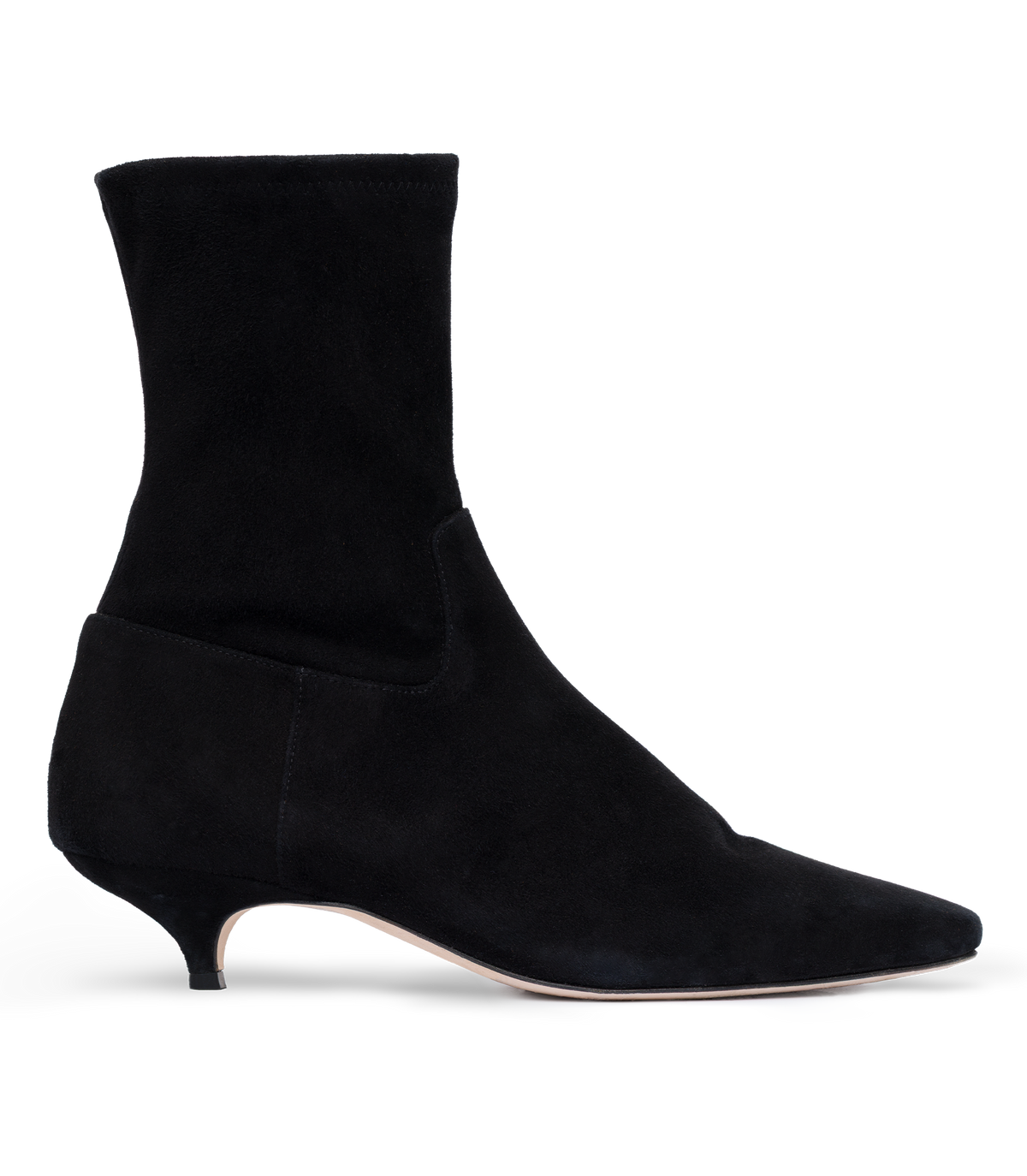 Devi Boot in Black Stretch Suede - view 5