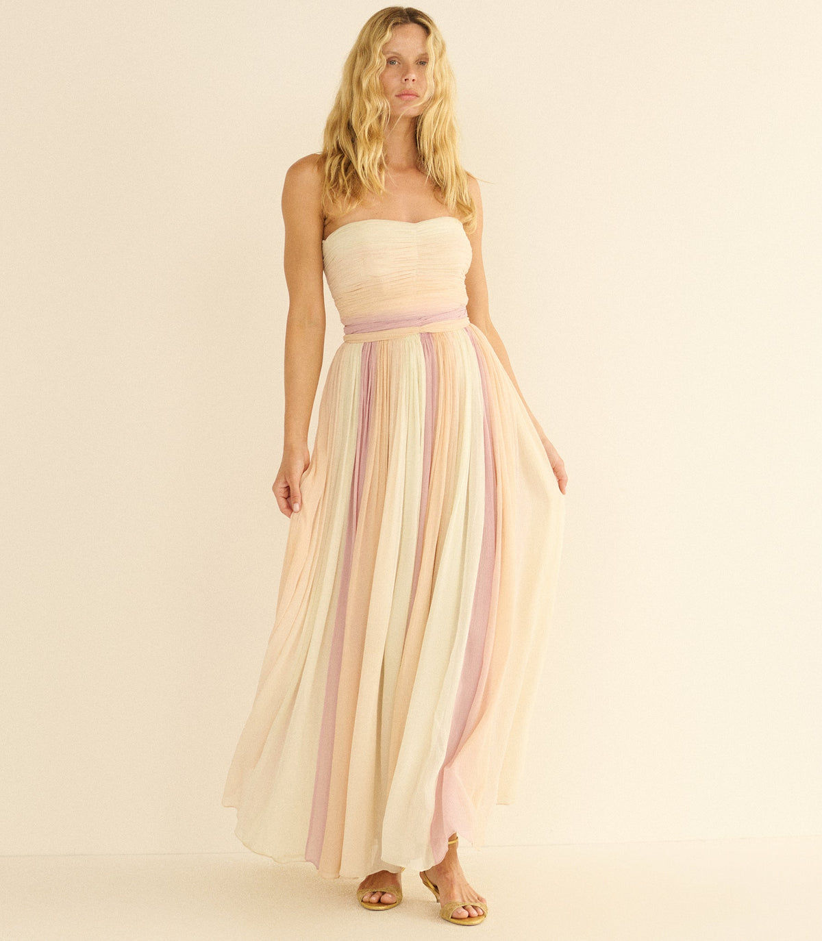 Dianthus Dress in Tourmaline Ombre - view 3