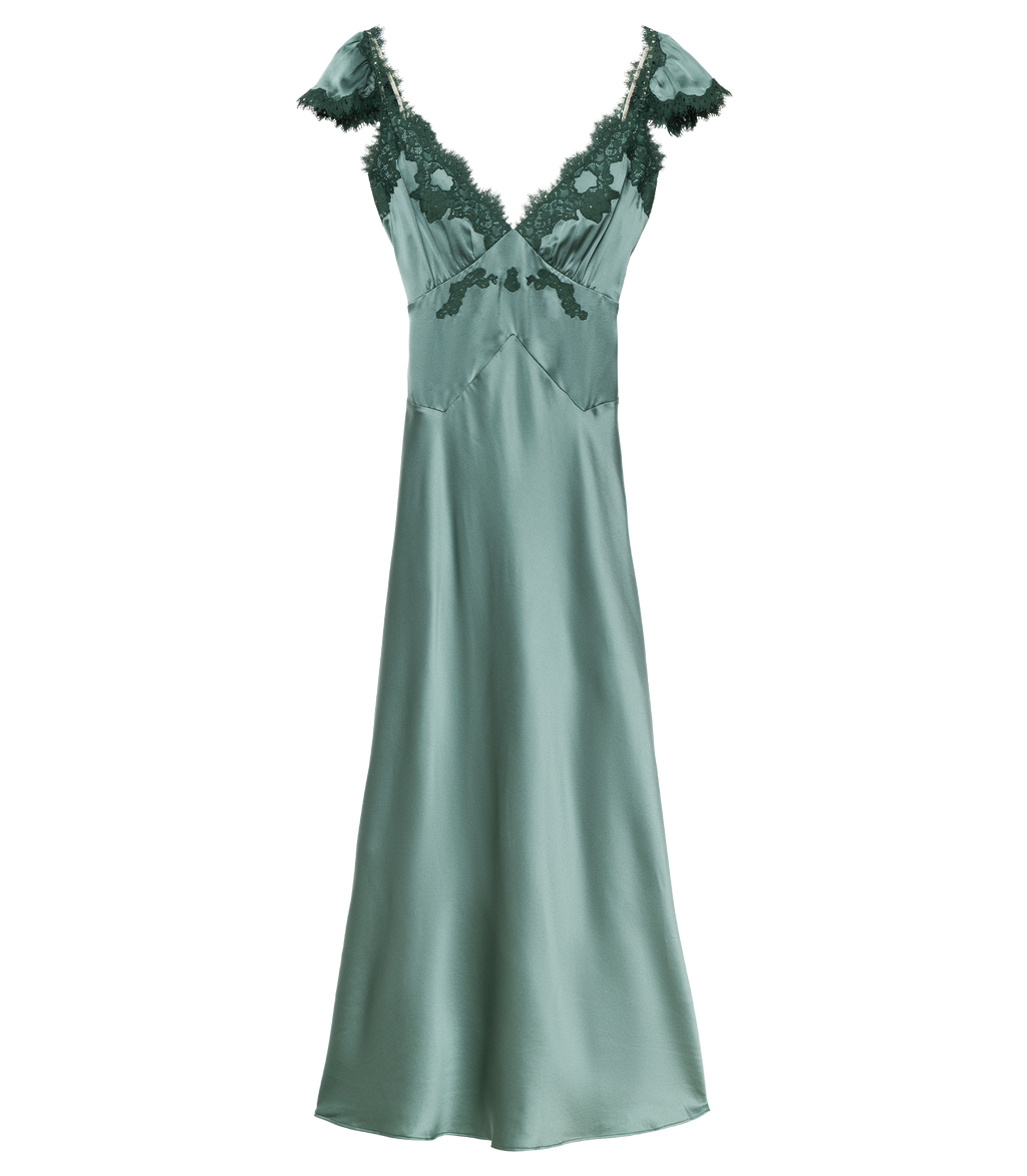 Fiona Dress in Dulac Green - view 8