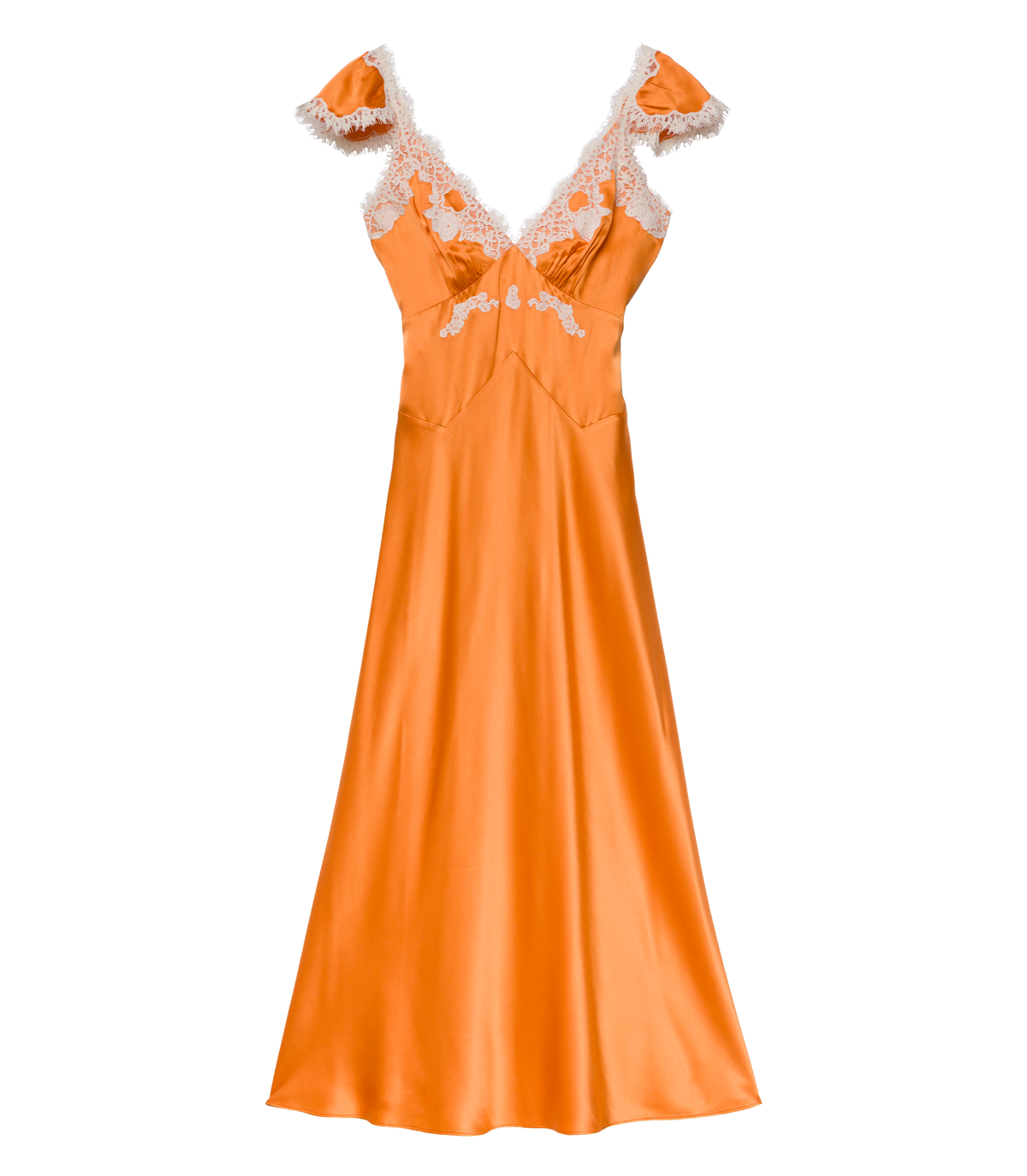 Fiona Dress in Tangerine - view 11