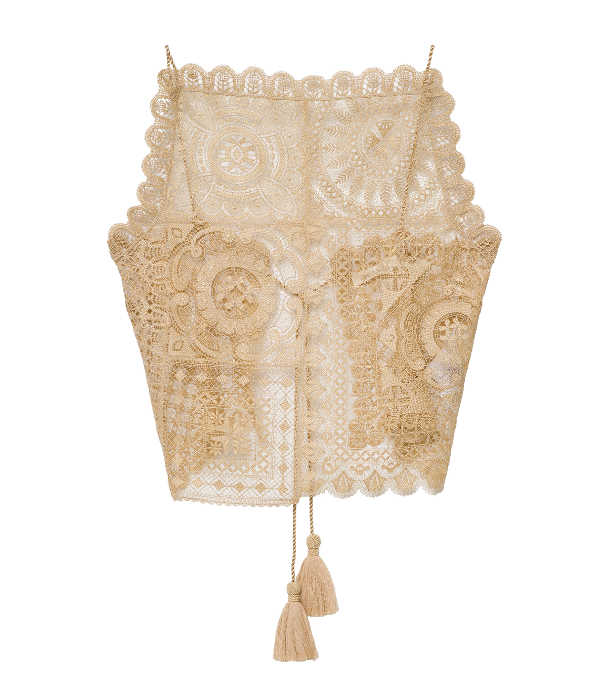 Handkerchief Anniversary Top in Paille - view 6