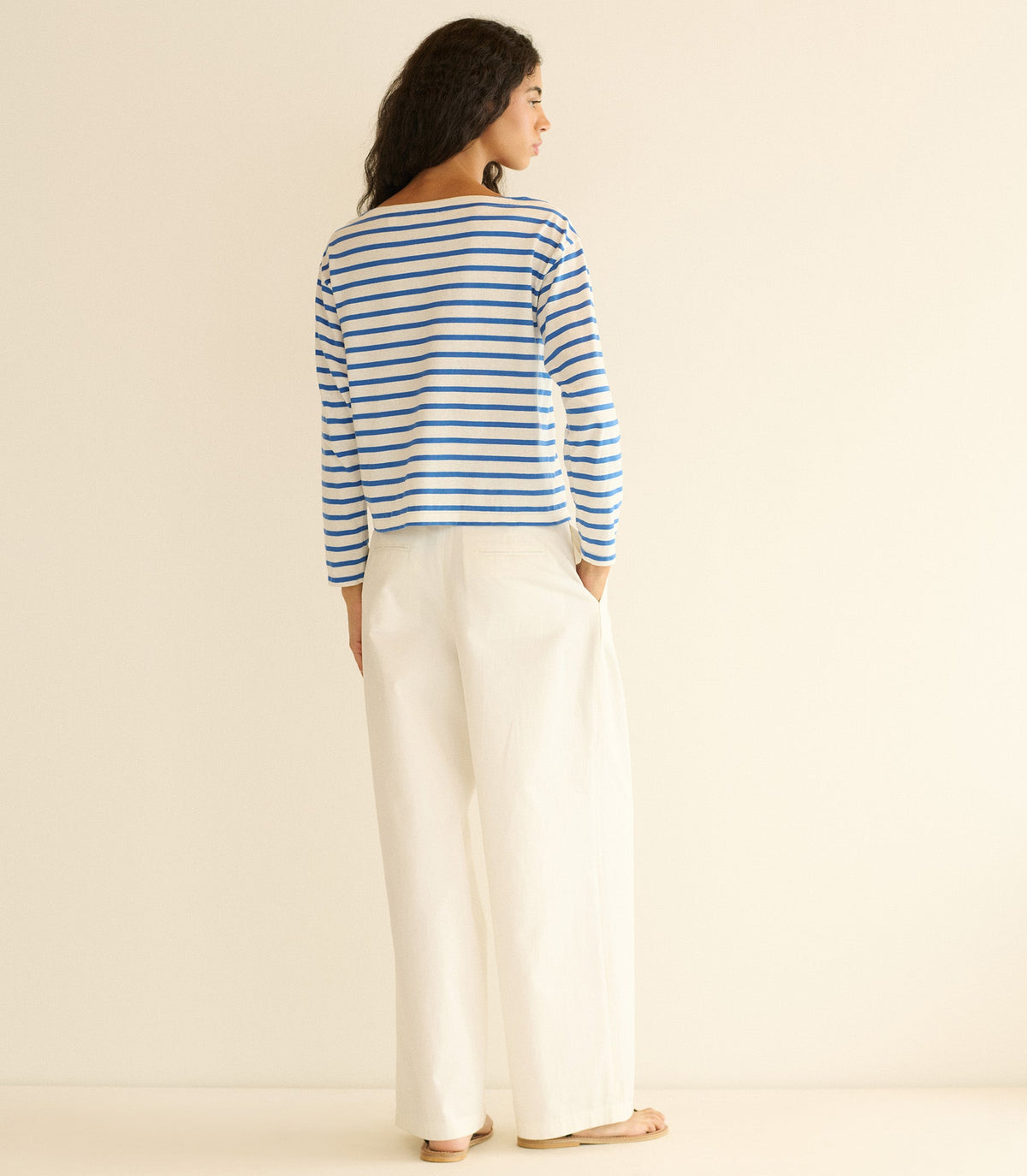 Irene Tee in Bleu Breton Stripe - view 5