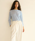 Irene Tee in Bleu Breton Stripe - view 1