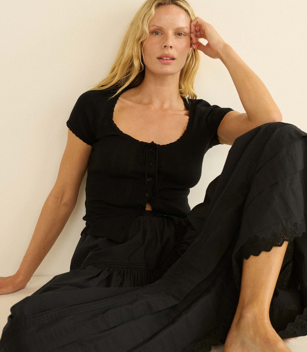 Lara Tee in Black - view 1