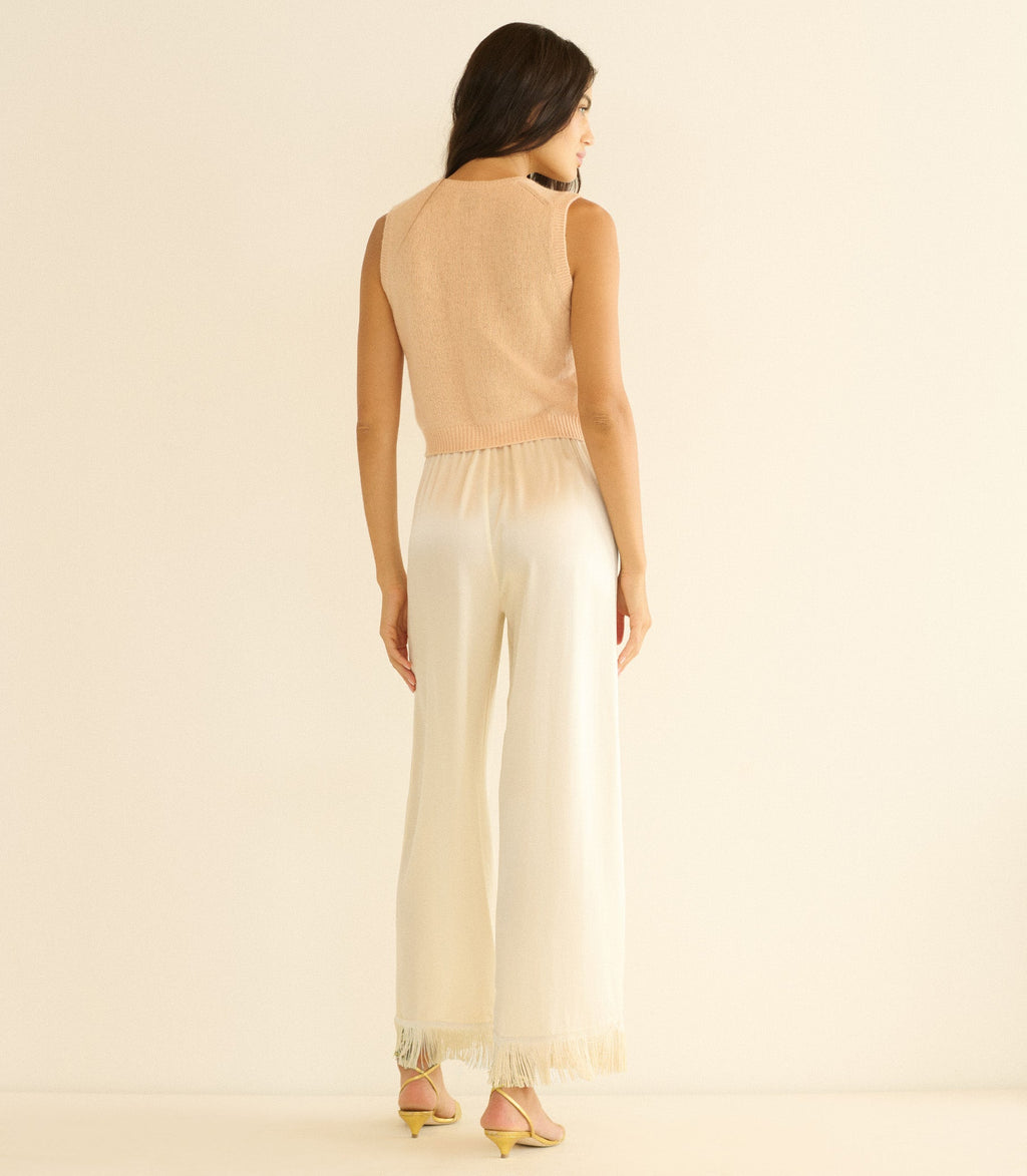Lavon Fringe Pant in Candlelight - view 6