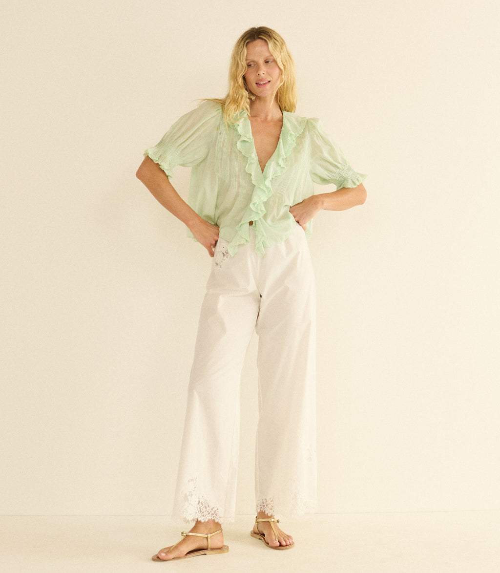 Lavona Pant in Salt - view 8