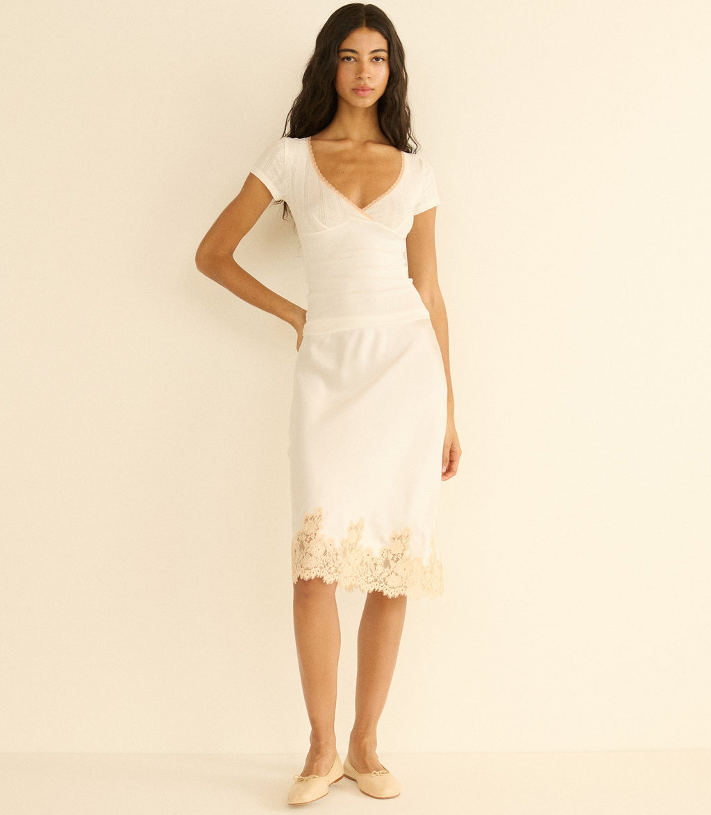 Livia Tee in Salt - view 2