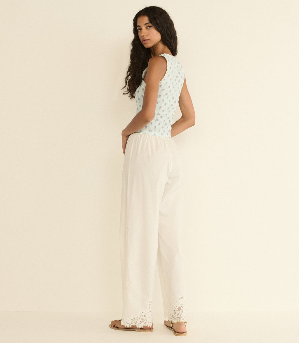 Lois Tank in Sky Petit Posy Calico - view 5