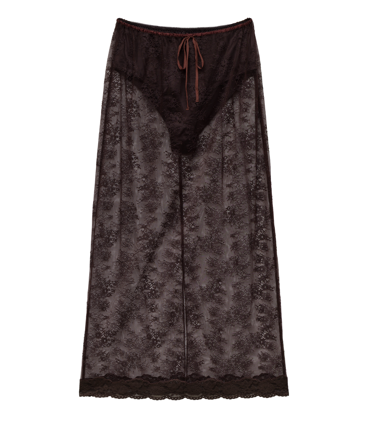 Loni Lace Skirt Set in Equestrian Brown - view 13