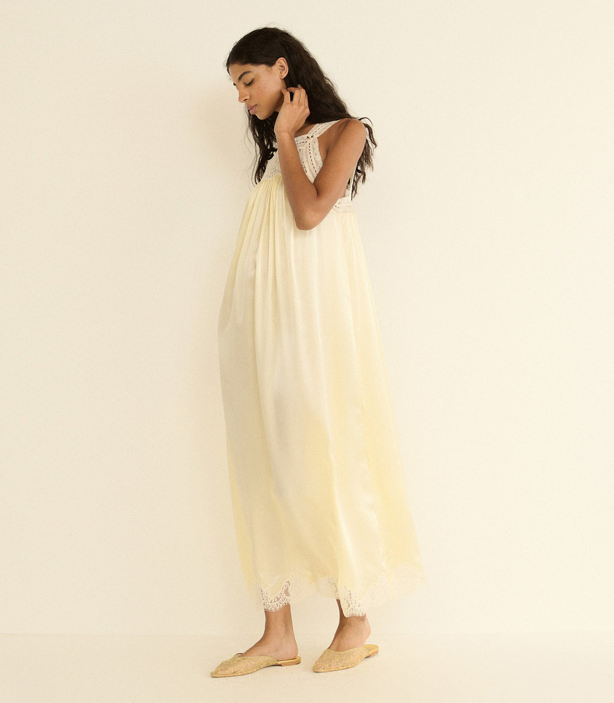 Luciane Dress in Vanilla - view 2