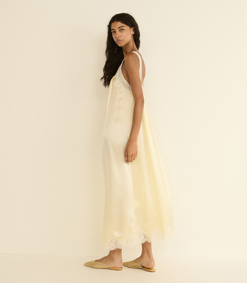 Luciane Dress in Vanilla - view 4