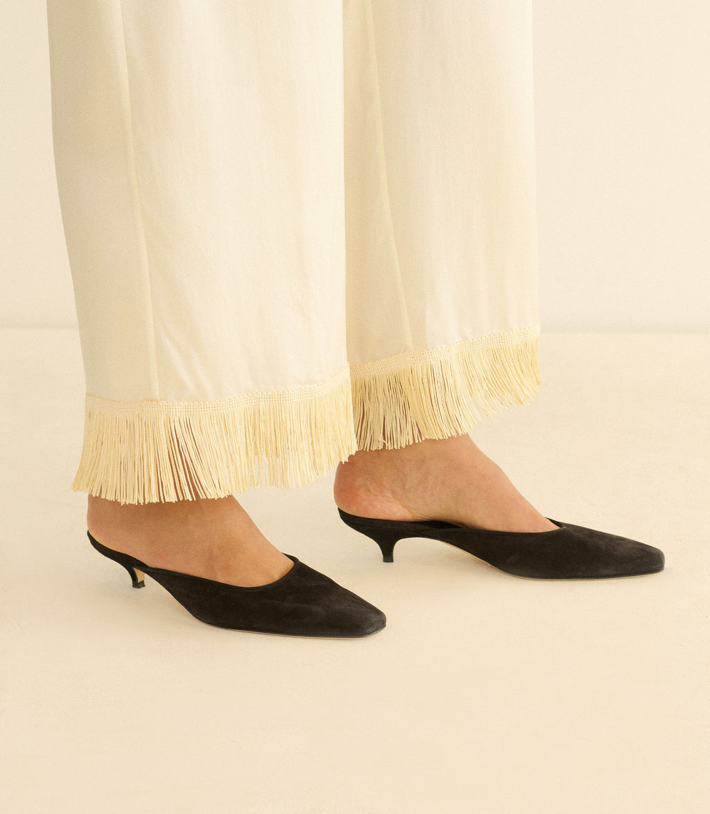 Malin Mule in Black Suede - view 2