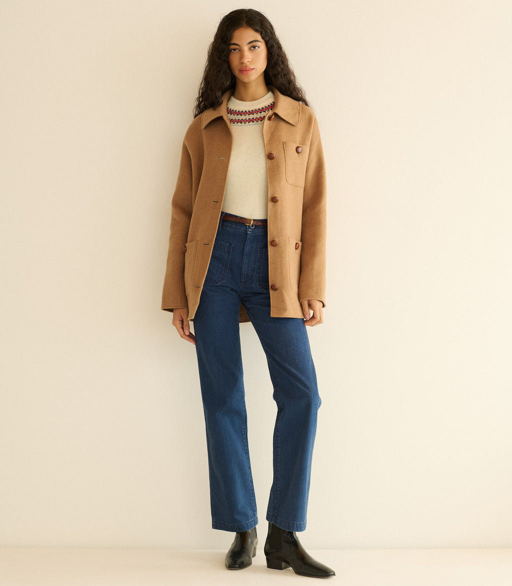 Maritime Mid Rise Jean in Sirenes Wash - view 6