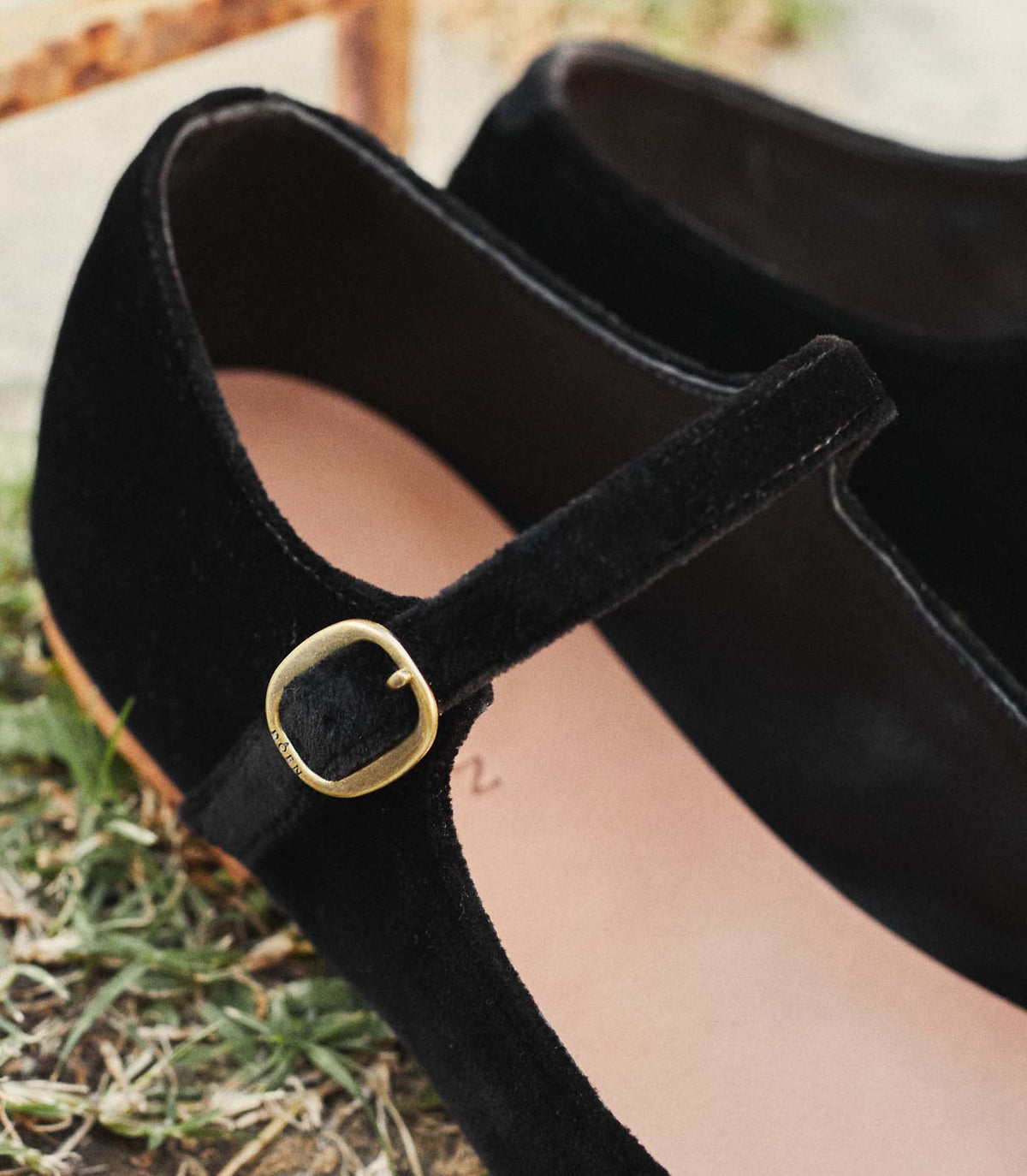 Mary Jane Slipper in Black - view 3
