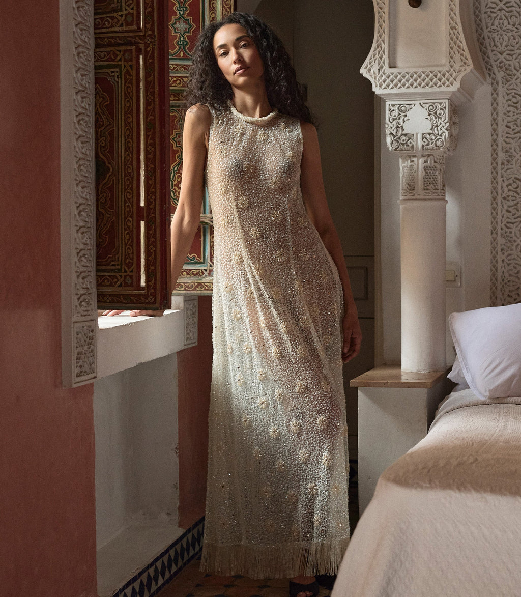 Opalite Dress in Pierre de Lune - view 2