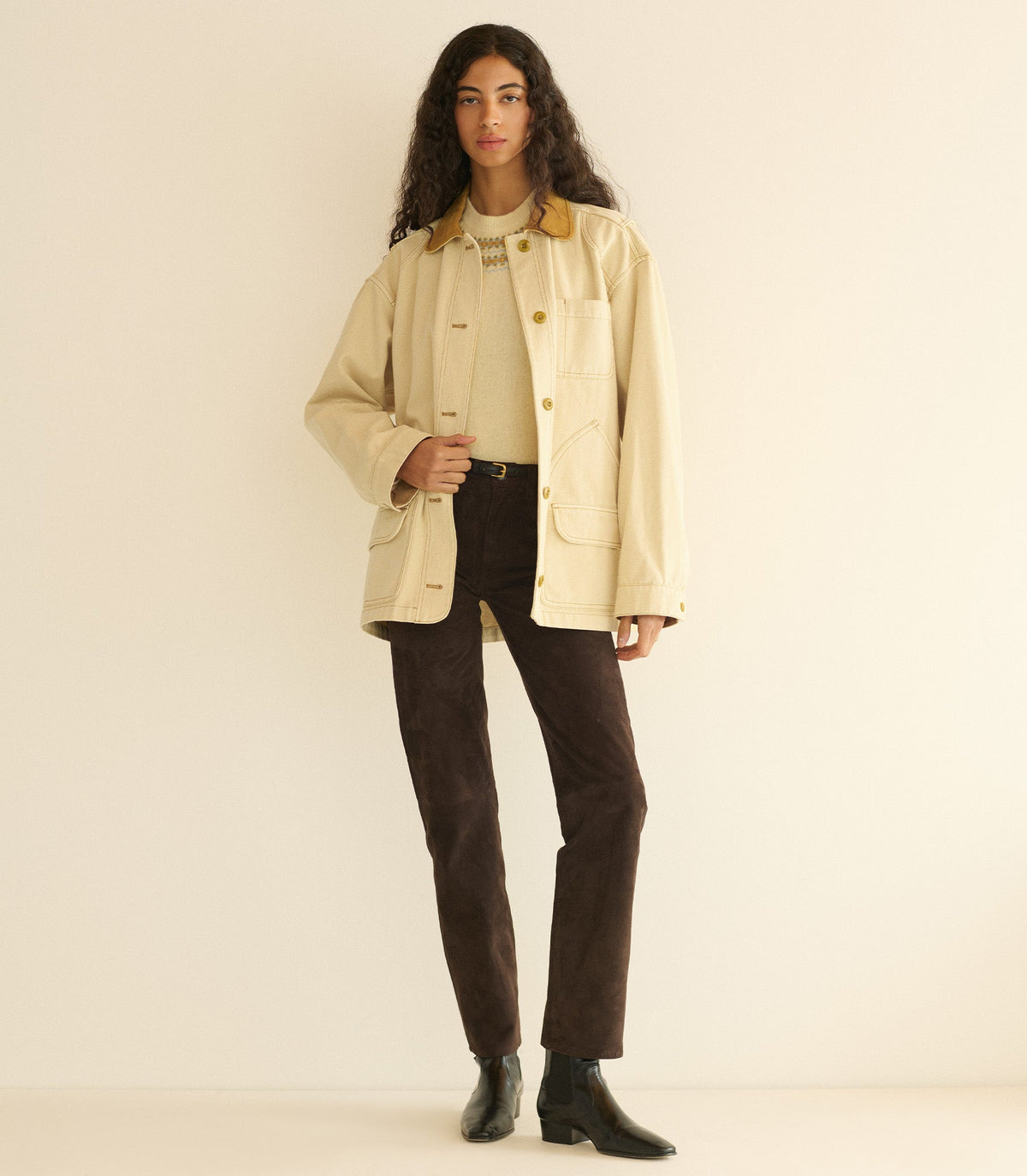 Pascual Jacket in Straw - view 6