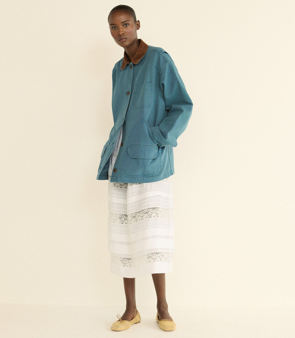 Pascual Jacket in Caspian Blue - view 4