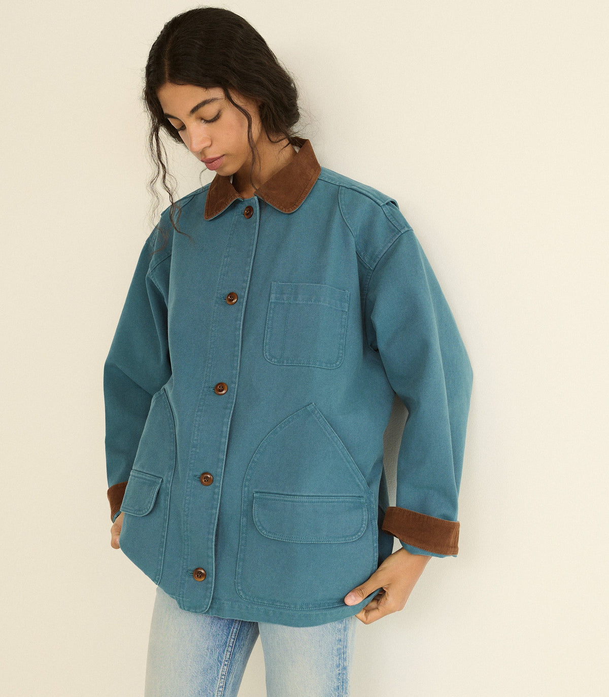 Pascual Jacket in Caspian Blue - view 6