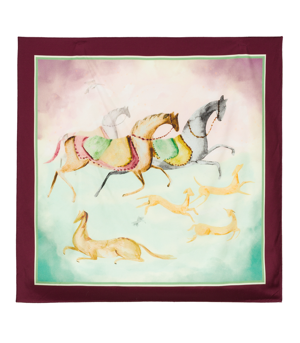 Petit Penny Bandana in Gallops Foulard - view 5