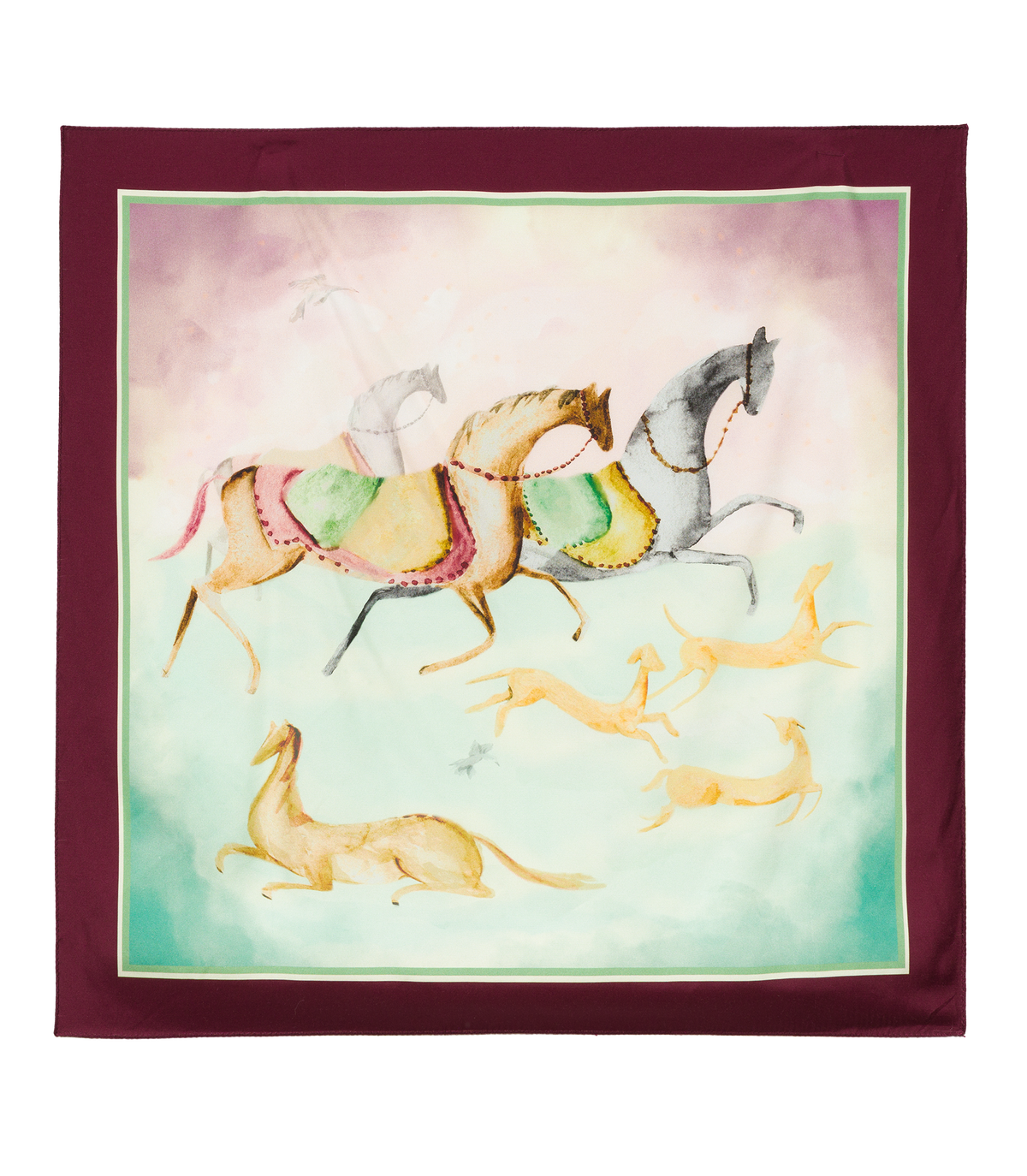 Petit Penny Bandana in Gallops Foulard - view 5