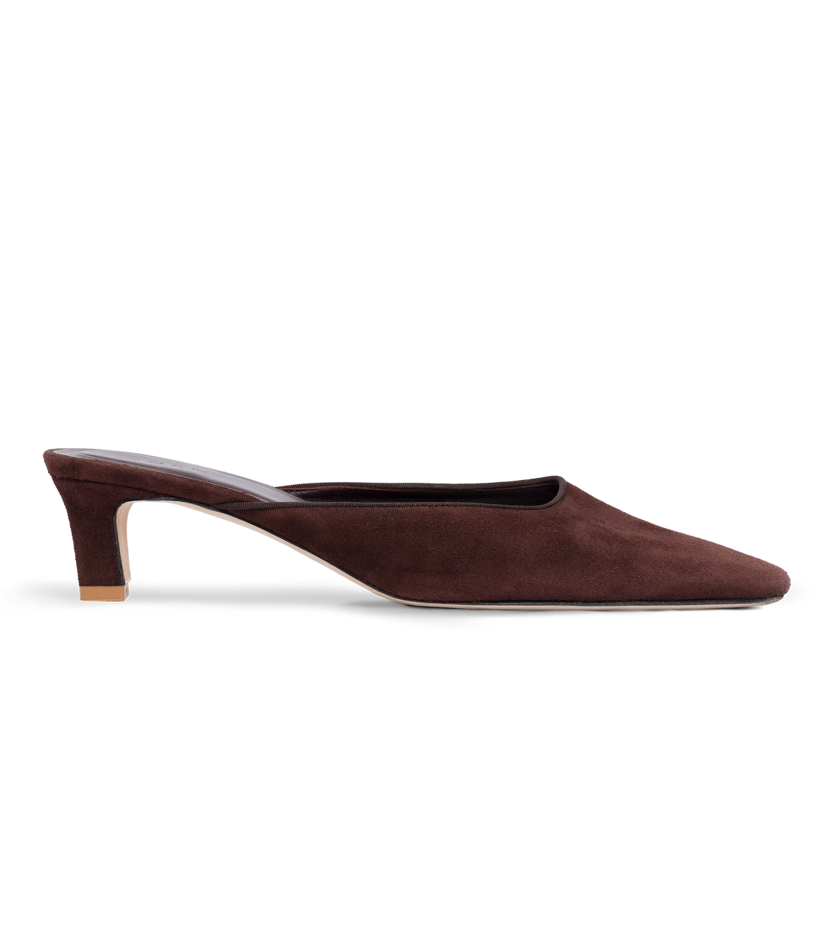 Pica Mule in Equestrian Brown Suede - view 4