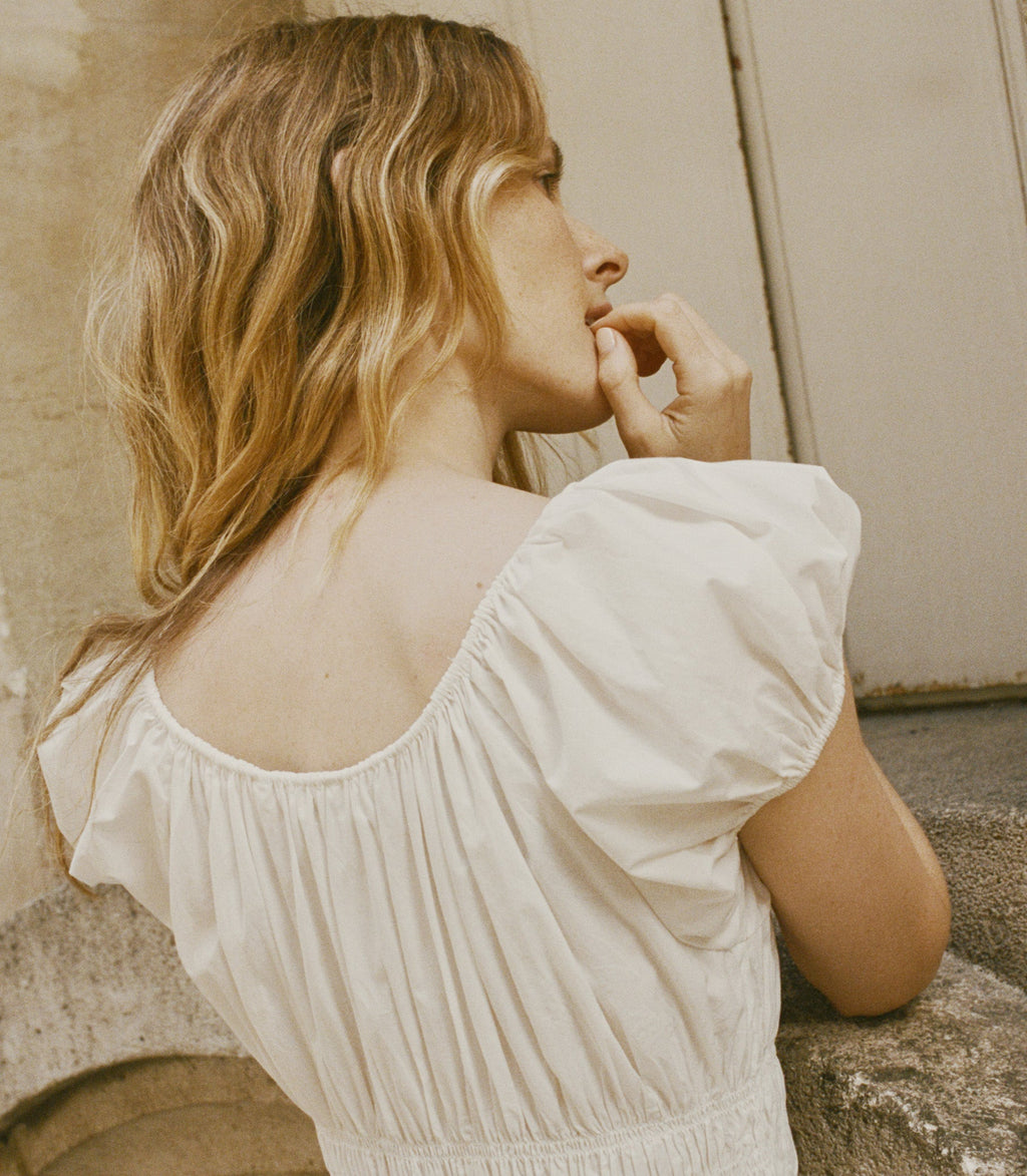 Quinn Dress in Salt - view 3
