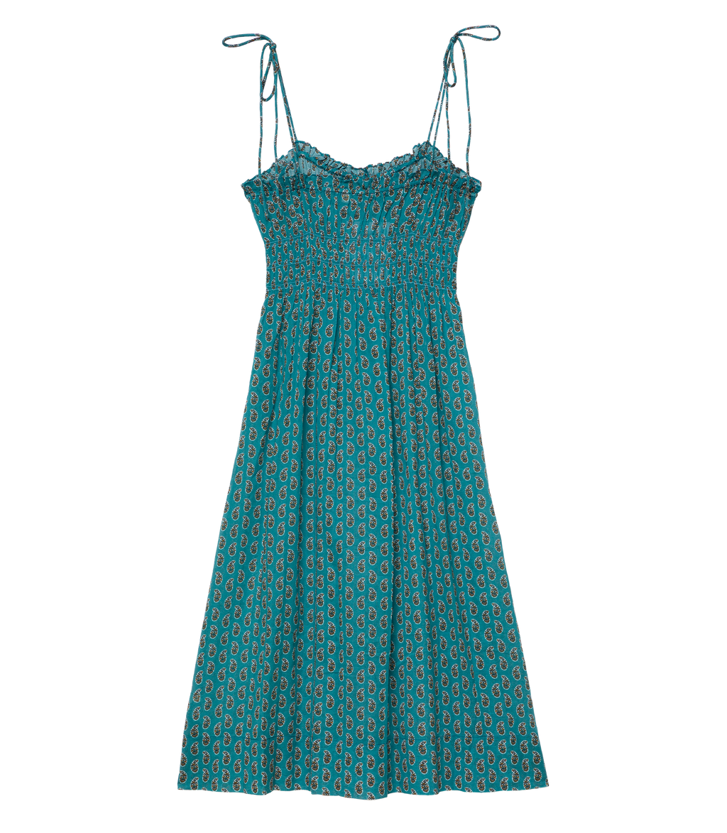 Rhoda Dress in Alba Paisley - view 10