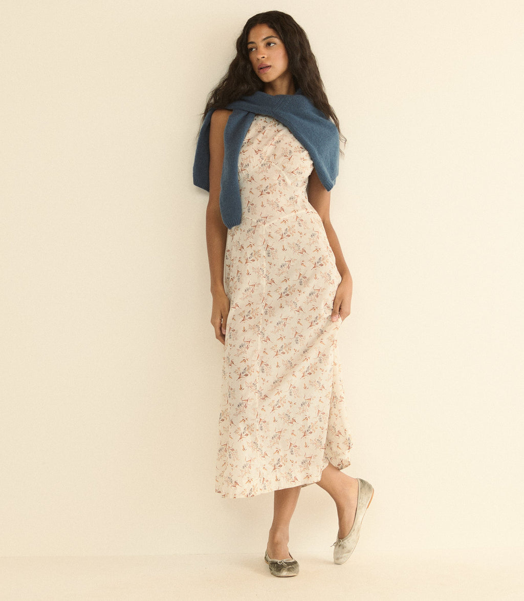 Riona Dress in Crème Windswept Meadow - view 2