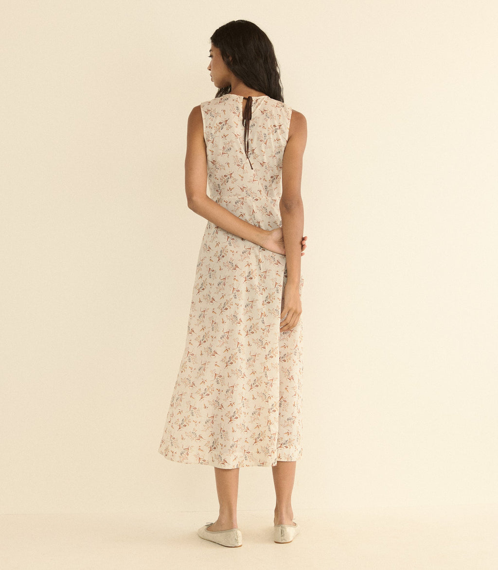 Riona Dress in Crème Windswept Meadow - view 5