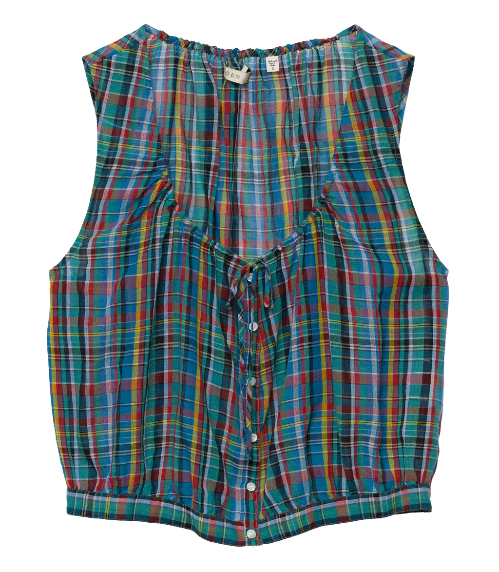 Theo Top in Alderbrook Plaid - view 7