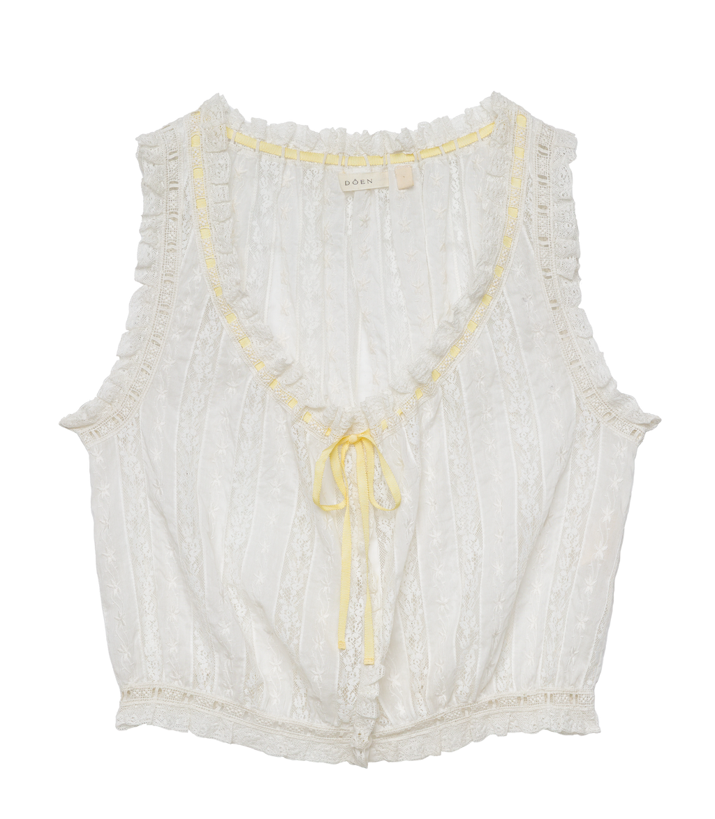 Vetiver Top in Salt - view 5