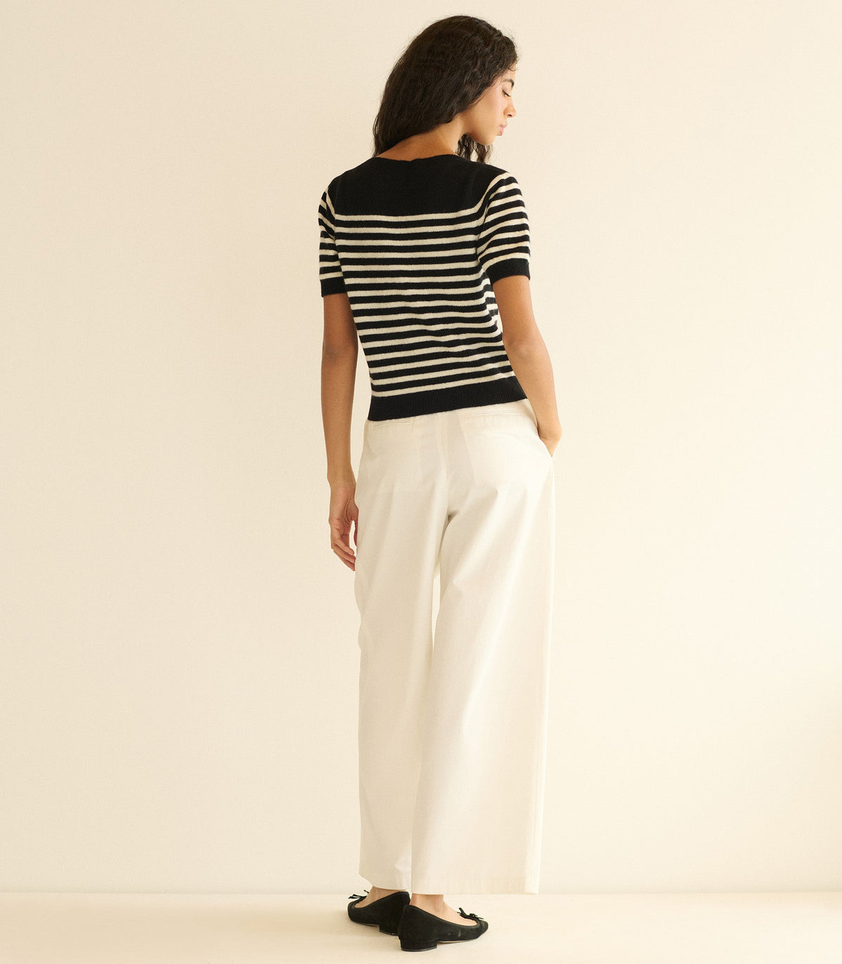 Vidette Sweater in Marceau Stripe - view 4