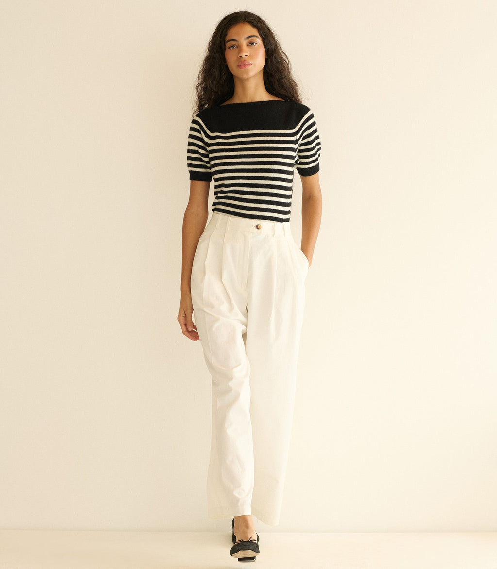 Vidette Sweater in Marceau Stripe - view 3