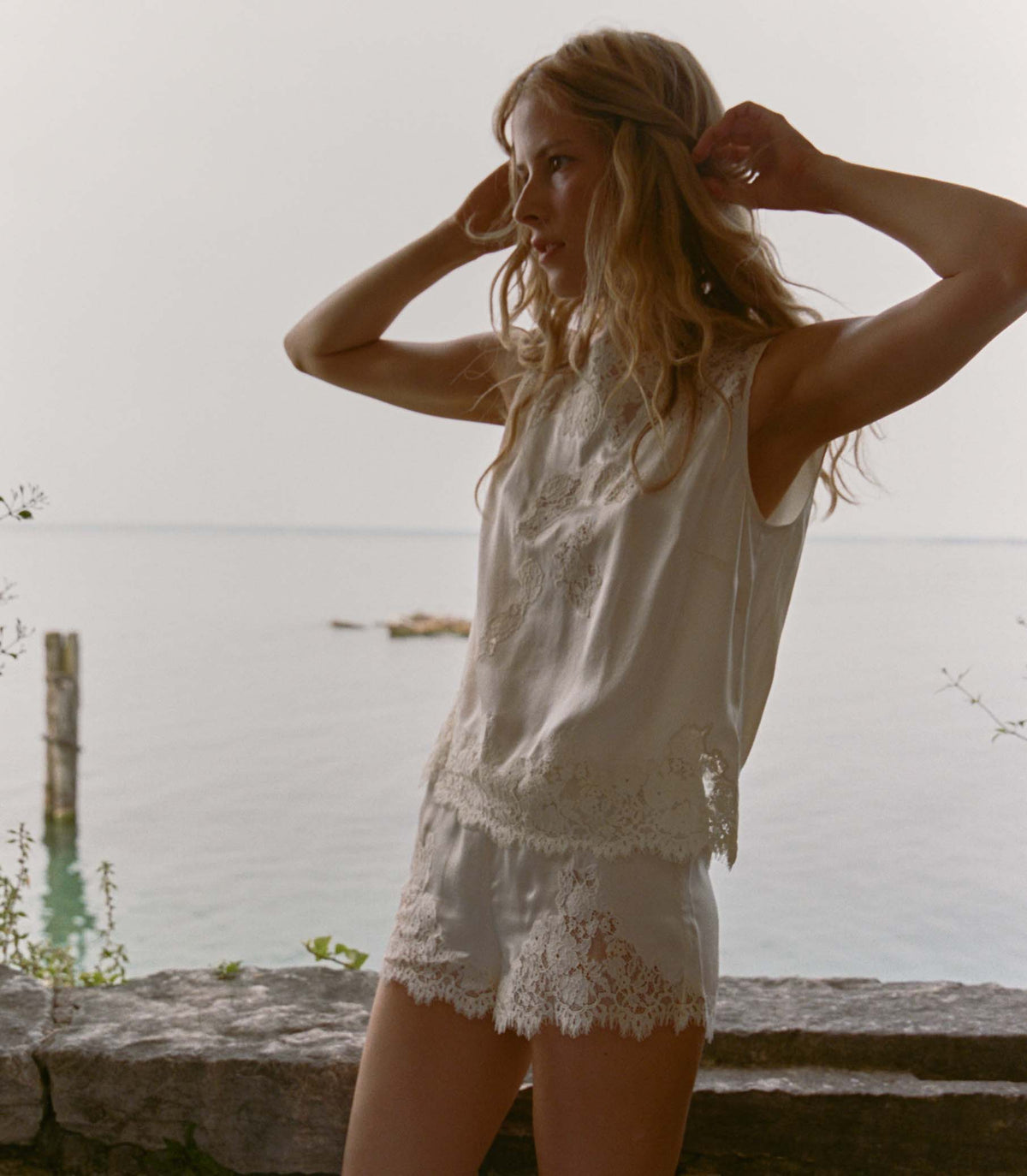 Iona Short in Sea Salt - view 2